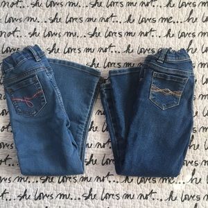 2 Pairs Girls Jeans